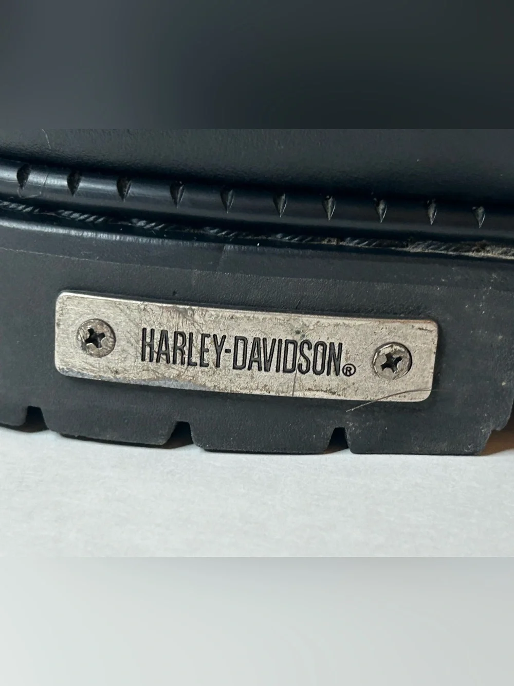Harley-Davidson Black Side-Zip Lace Boots
